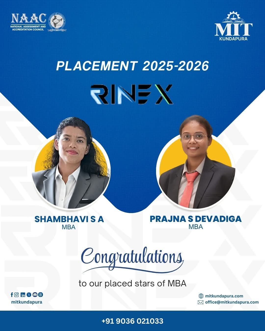 MITK College placement